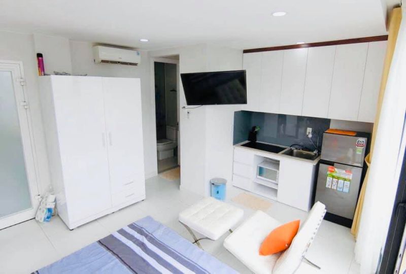 Serviced apartment for rent on Thao Dien, Dist 2 - Terrace garden studio