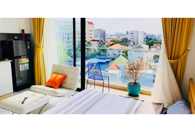 Serviced apartment for rent on Thao Dien, Dist 2 - Terrace garden studio