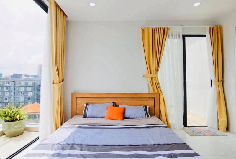 Serviced apartment for rent on Thao Dien, Dist 2 - Terrace garden studio