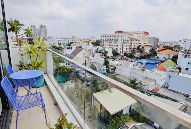 Serviced apartment for rent on Thao Dien, Dist 2 - Terrace garden studio
