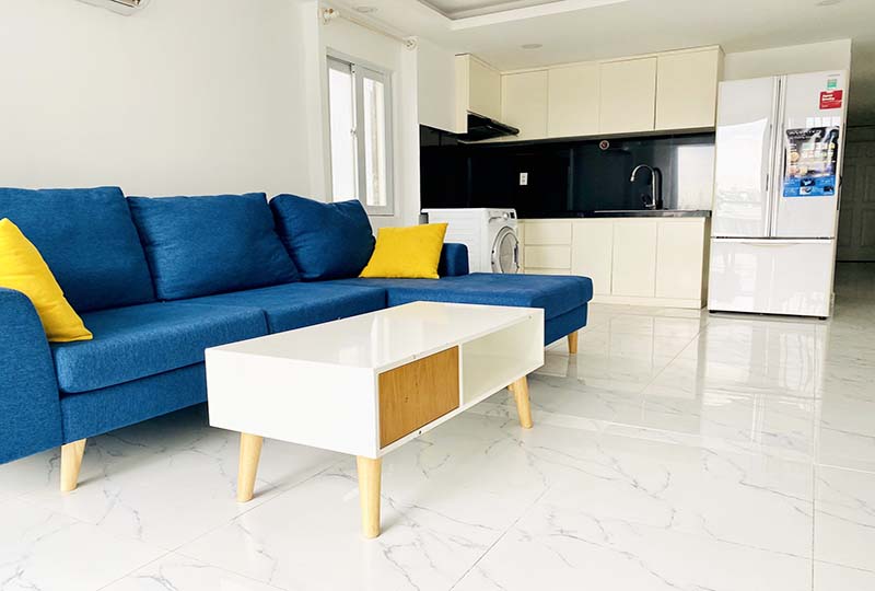 Two bedrooms Sgrenting serviced apartment for rent in Phu Nhuan District
