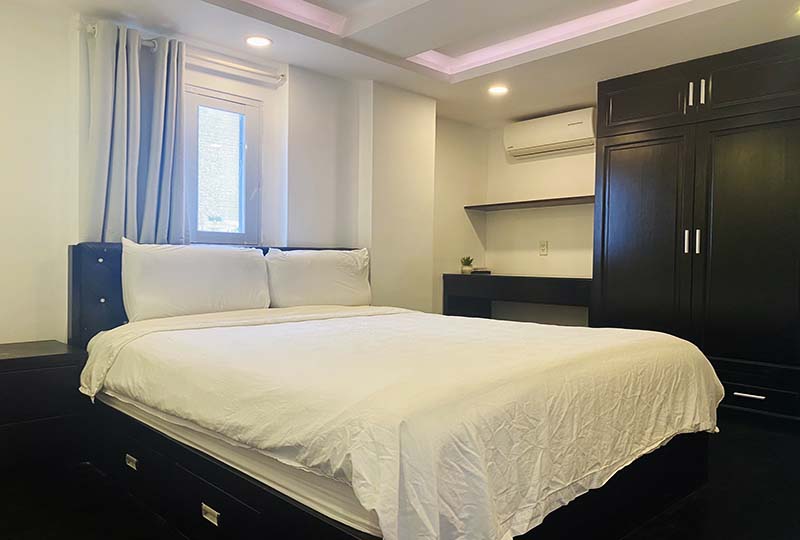 Two bedrooms Sgrenting serviced apartment for rent in Phu Nhuan District