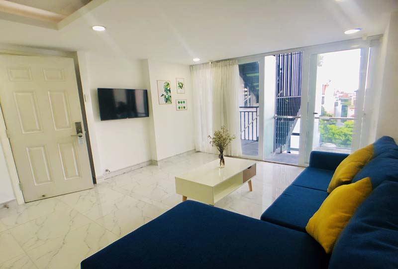 Two bedrooms Sgrenting serviced apartment for rent in Phu Nhuan District