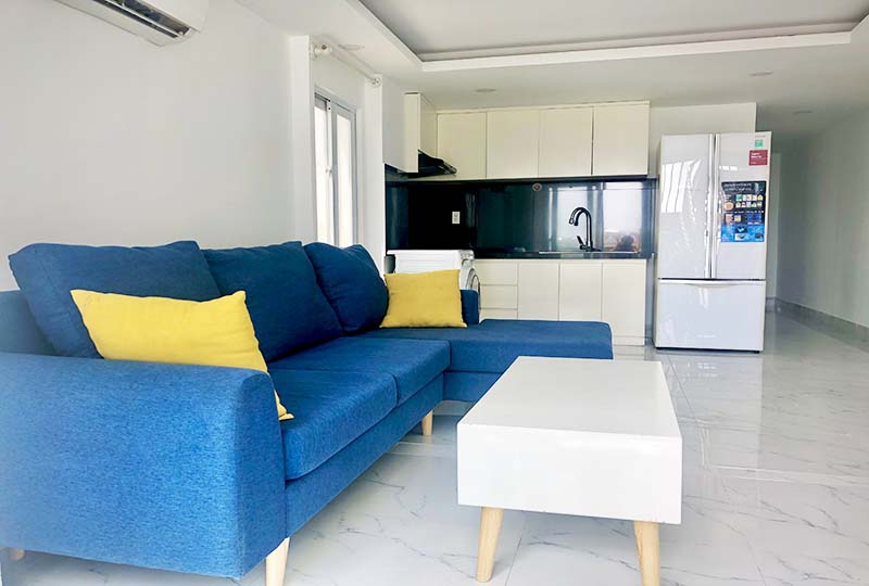 Two bedrooms Sgrenting serviced apartment for rent in Phu Nhuan District