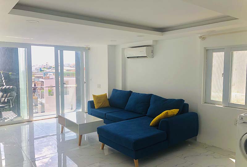 Two bedrooms Sgrenting serviced apartment for rent in Phu Nhuan District