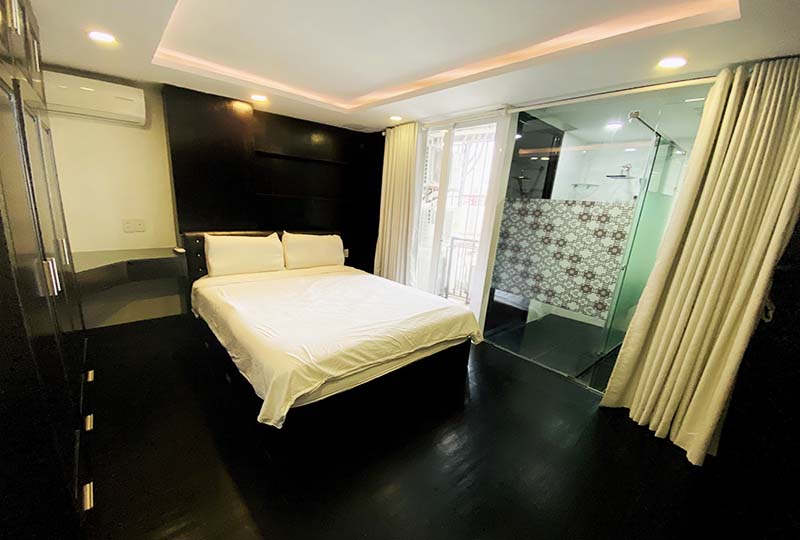 Two bedrooms Sgrenting serviced apartment for rent in Phu Nhuan District
