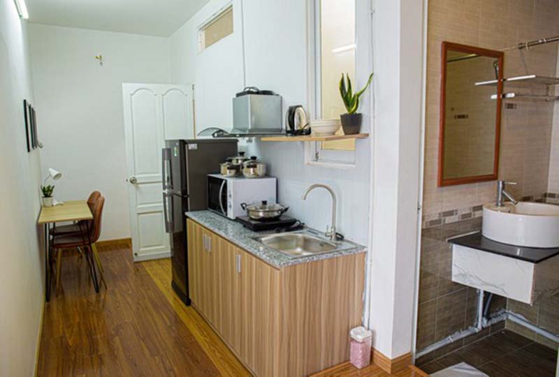Serviced apartment for rent in District 3, Tran Quang Dieu Street