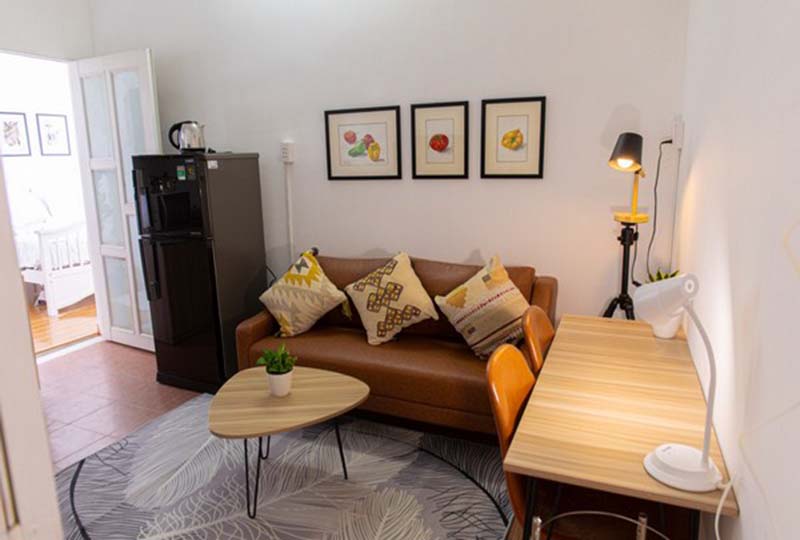 Serviced apartment for rent in District 3, Tran Quang Dieu Street