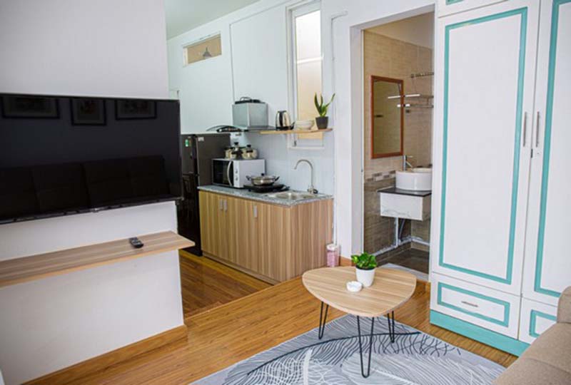 Serviced apartment for rent in District 3, Tran Quang Dieu Street