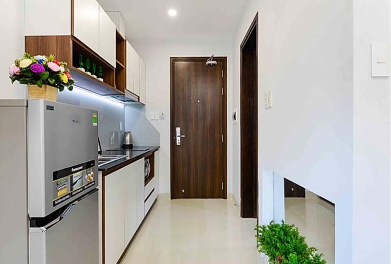 Serviced apartment for rent on Ung Van Khiem Street Binh Thanh Dist