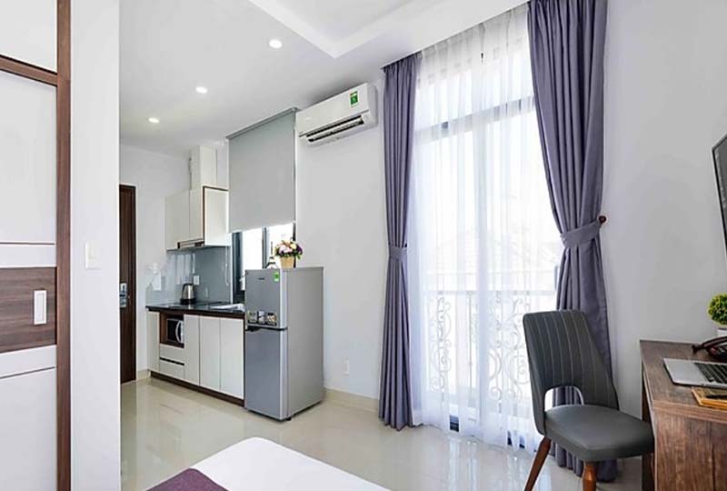 Serviced apartment for rent on Ung Van Khiem Street Binh Thanh Dist