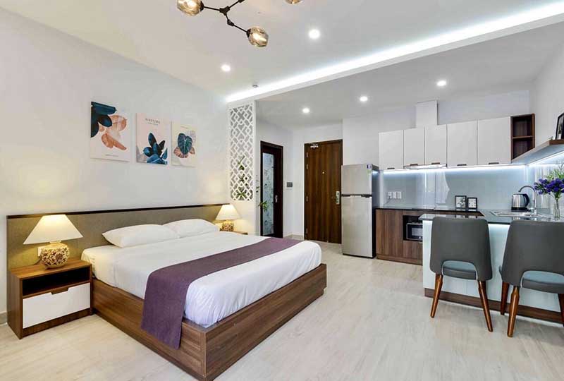 Brand new serviced apartment for lease in Binh Thanh Dist Saigon City