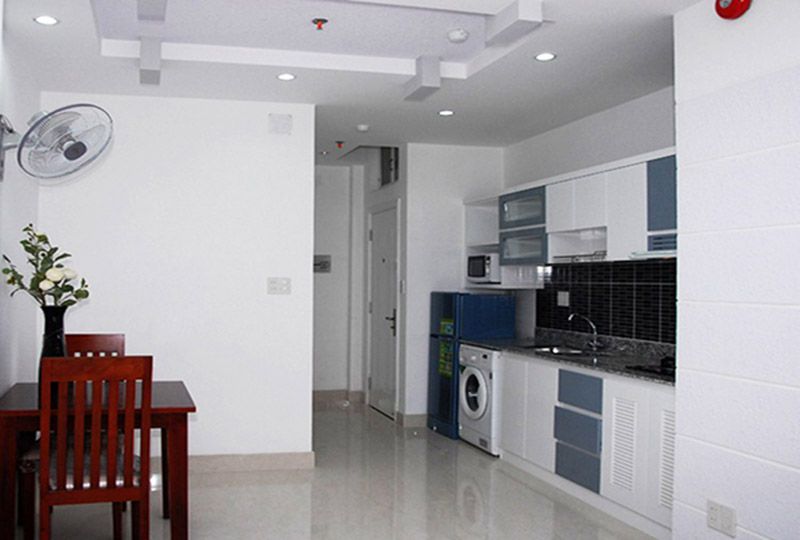 Serviced apartment for rent on Duong Ba Trac street Ward 2 District 8