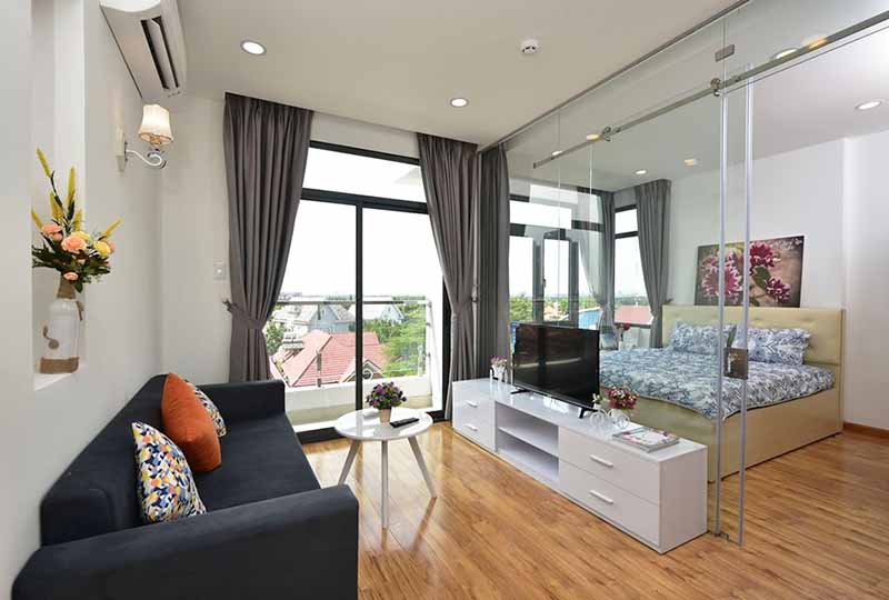 Serviced apartment for rent on Xuan Thuy St Thao Dien District 2