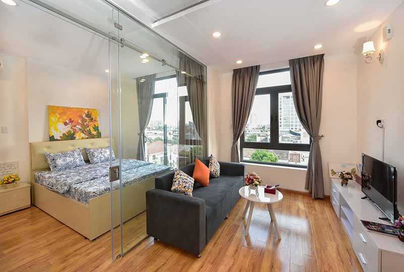 Serviced apartment for rent on Xuan Thuy St Thao Dien District 2