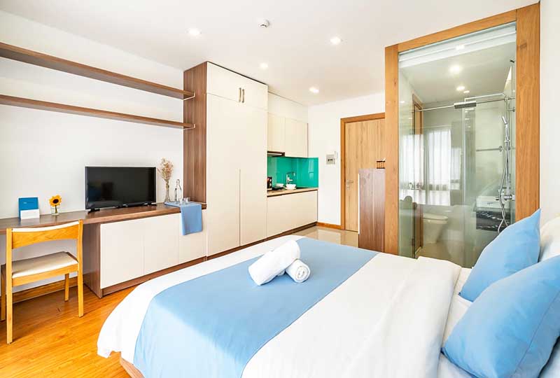 Serviced apartment for rent on Tran Dinh Xu street, District 1 Ho Chi Minh City