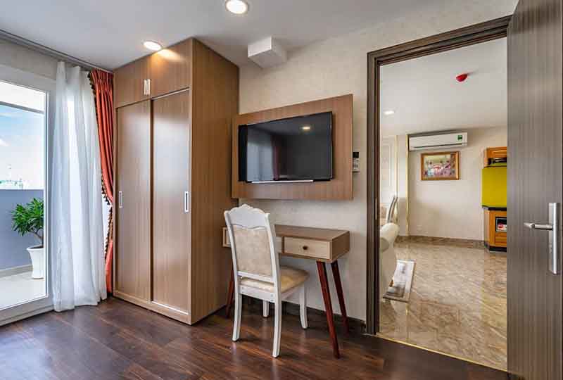 Penthouse for rent in District 3 Saigon with fully furnished
