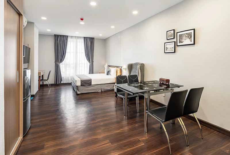 Studio Serviced apartment in District 3 for lease in Saigon Center