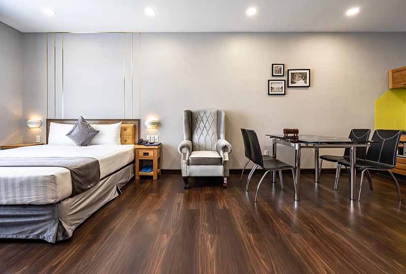 Studio Serviced apartment in District 3 for lease in Saigon Center