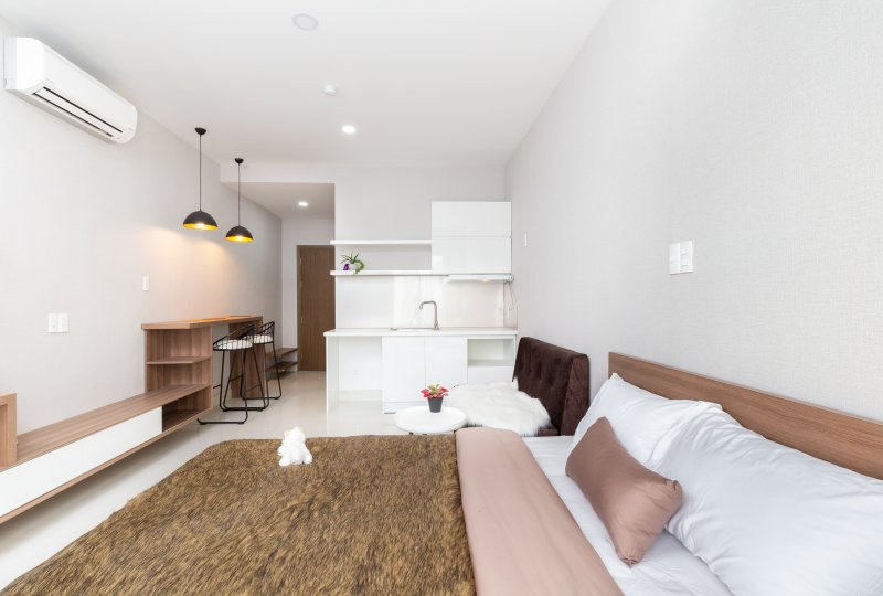 Studio in Binh Thanh District for rent next to Phan Xich Long area