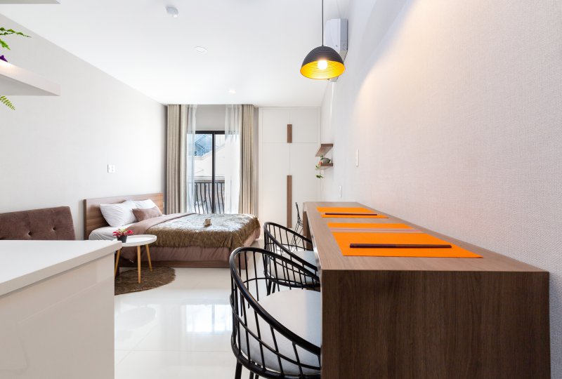 Studio in Binh Thanh District for rent next to Phan Xich Long area