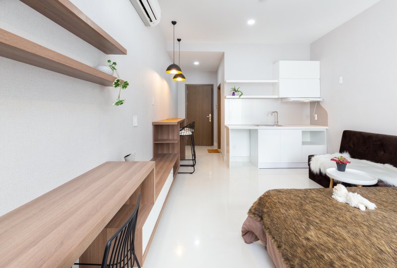 Studio in Binh Thanh District for rent next to Phan Xich Long area