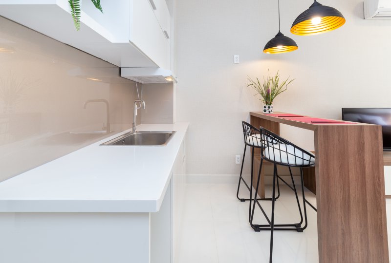 Serviced apartment on Nguyen Huy Tuong Street for rent in Binh Thanh Dist