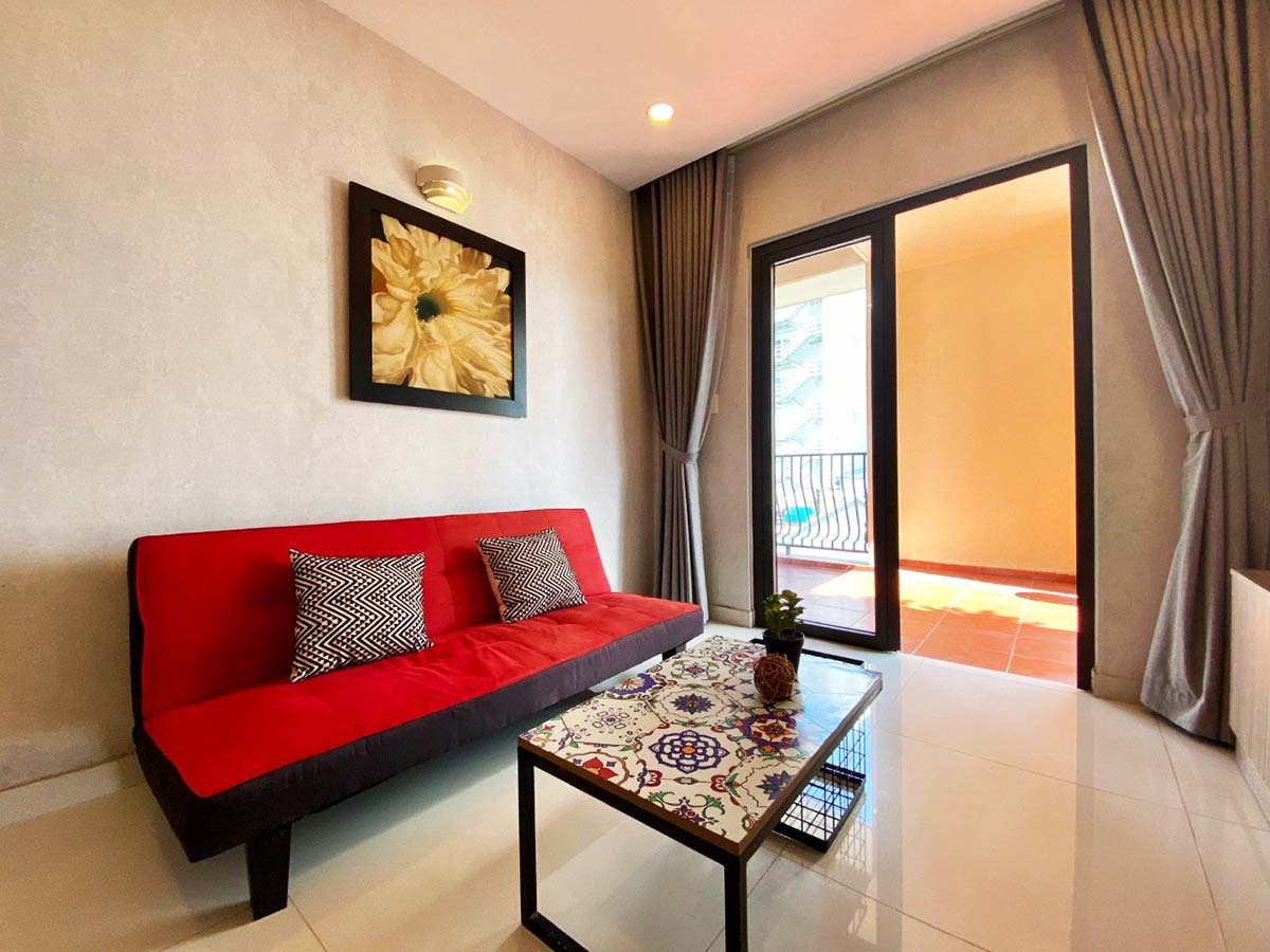 Two bedroom serviced apartment for rent In Binh Thanh Dist, next to Dinh Tien Hoang