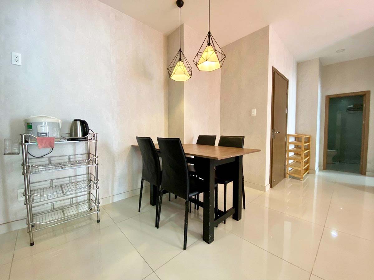 Two bedroom serviced apartment for rent In Binh Thanh Dist, next to Dinh Tien Hoang
