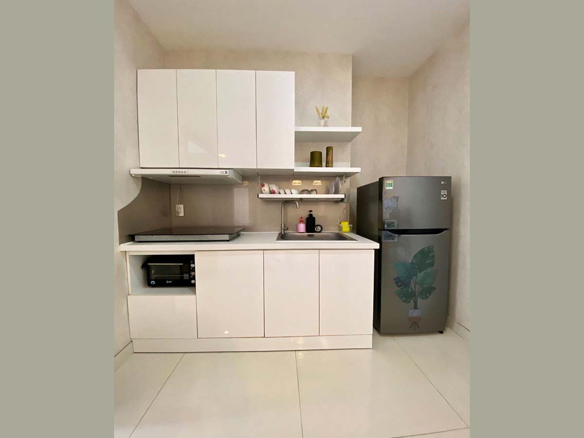 Two bedroom serviced apartment for rent In Binh Thanh Dist, next to Dinh Tien Hoang
