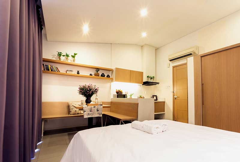 Studio serviced apartment in Thao Dien for rent come with furnished