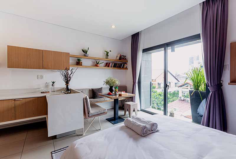 Studio serviced apartment in Thao Dien for rent come with furnished