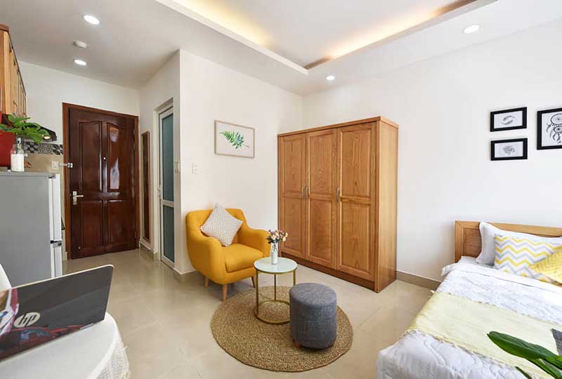 Nice studio serviced apartment for lease in Dist 1 HCMC