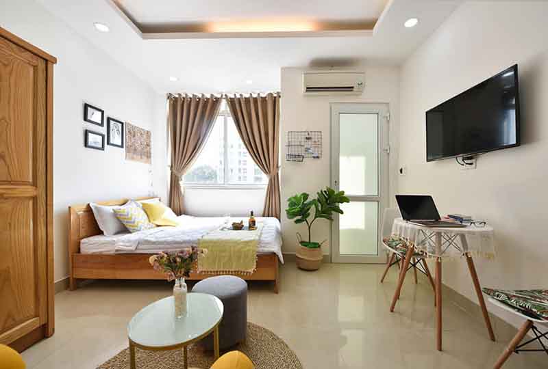 Nice studio serviced apartment for lease in Dist 1 HCMC