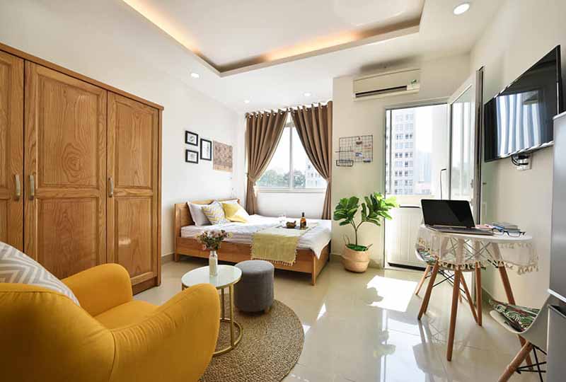 Nice studio serviced apartment for lease in Dist 1 HCMC