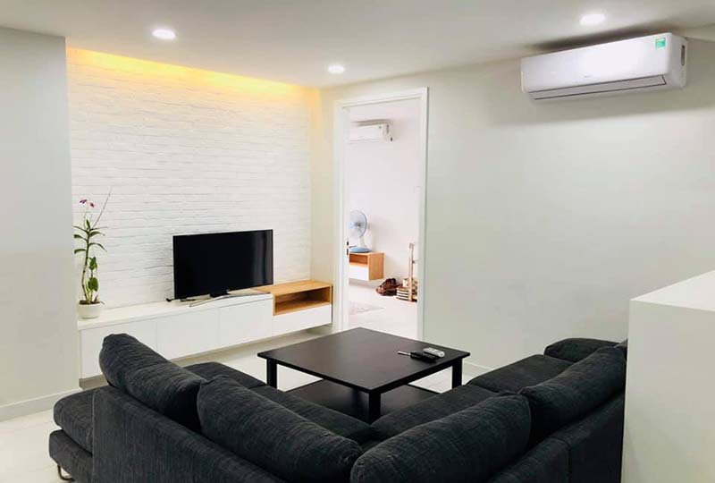 Two-bedroom serviced flat for lease on Thao Dien area Dist 2 Saigon