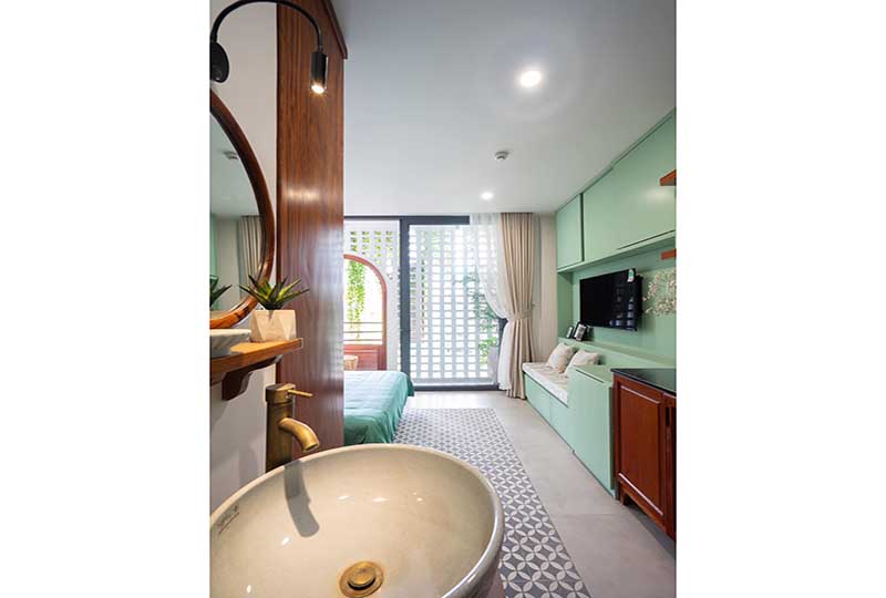 Serviced apartment for rent on Thanh Da area Binh Thanh Dist