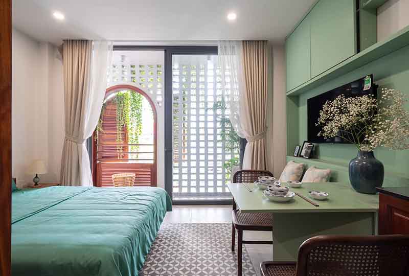 Serviced apartment for rent on Thanh Da area Binh Thanh Dist