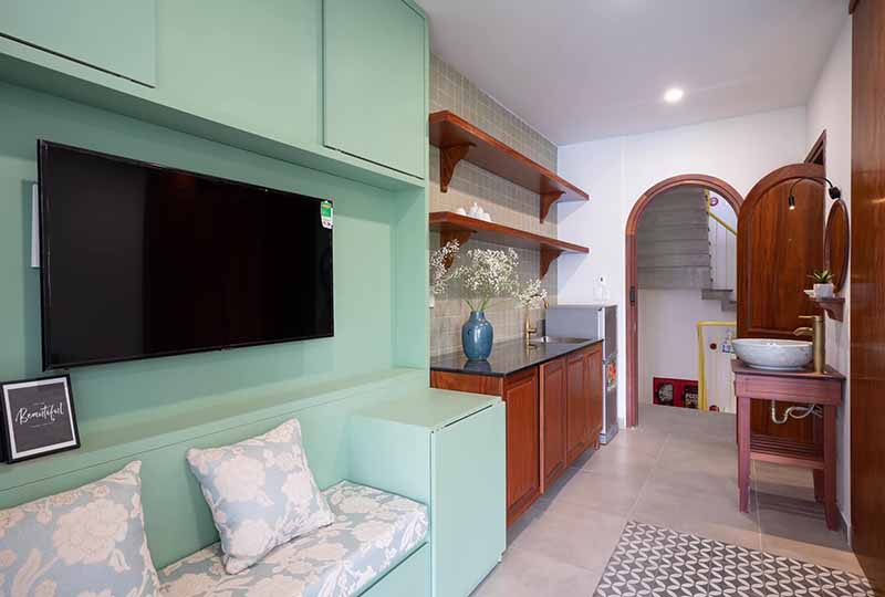 Serviced apartment for rent on Thanh Da area Binh Thanh Dist