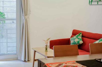 Bright serviced apartment for lease on Thao Dien area Dist 2