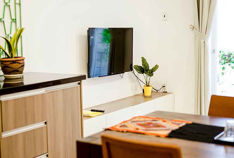 Bright serviced apartment for lease on Thao Dien area Dist 2