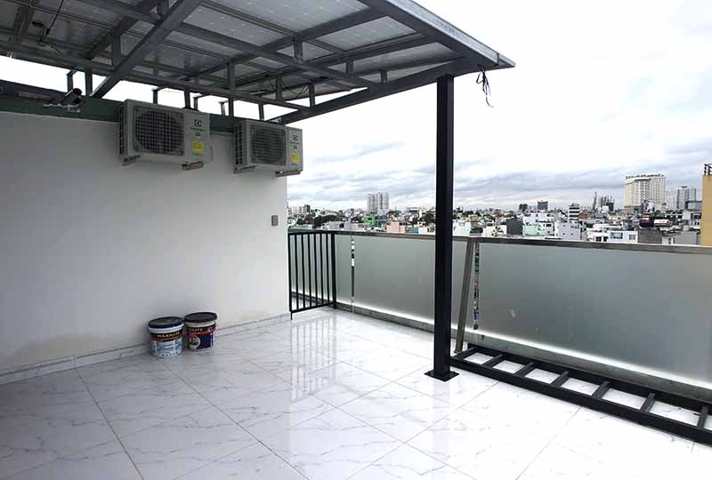 Bright Serviced apartment for rent in District 3 on Nguyen Thong Street