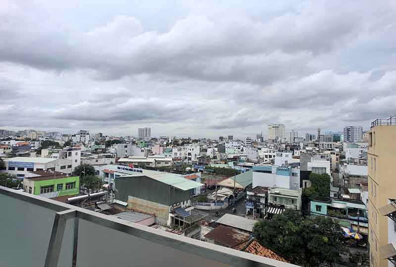 Bright Serviced apartment for rent in District 3 on Nguyen Thong Street
