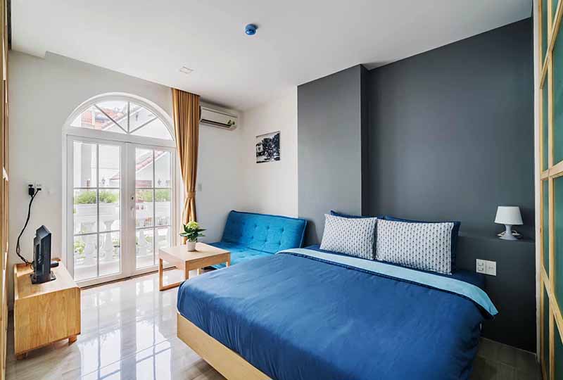 Two bedroom serviced apartment renting in District 3 Vuon Chuoi Street