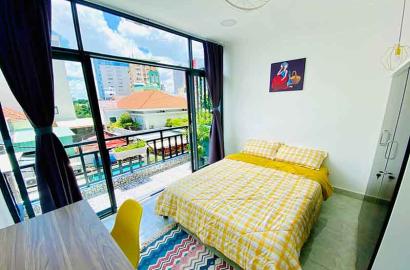 Nice concept apartment for rent in Binh Thanh Dist comes with full services 