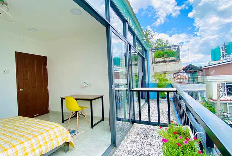 Nice concept apartment for rent in Binh Thanh Dist comes with full services 