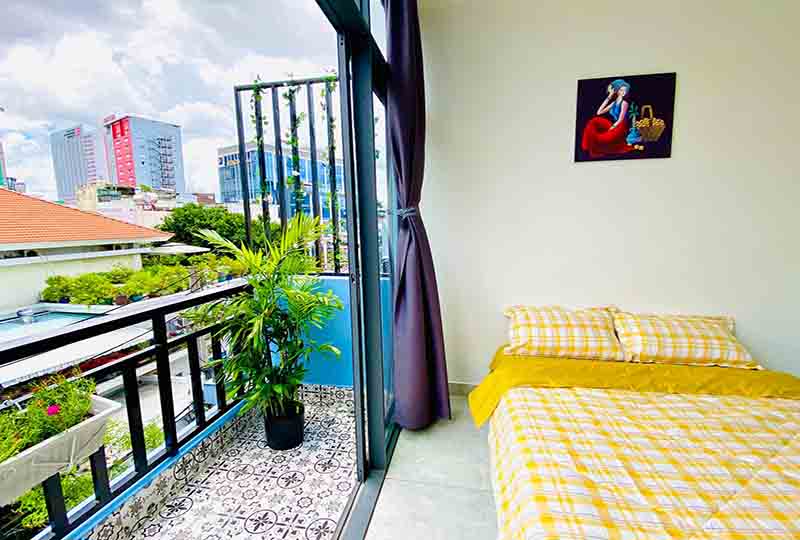Nice concept apartment for rent in Binh Thanh Dist comes with full services 