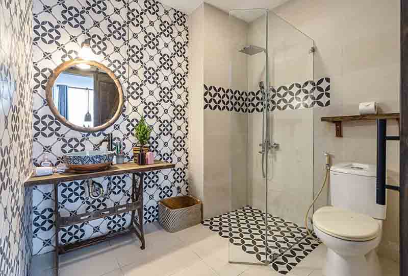 Cozy Retro concept serviced apartment rental in District 1 Saigon
