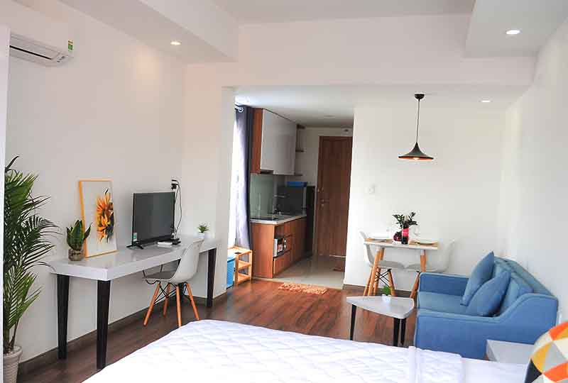 Studio apartment for lease in Go Vap District with full of sevices