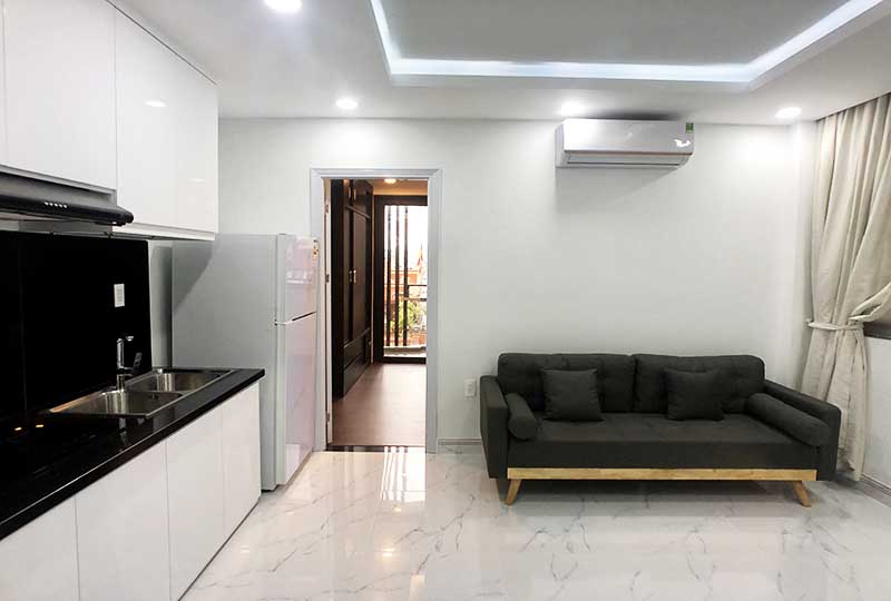 One bedroom serviced apartment for rent on Nguyen Duy Street, Binh Thanh District
